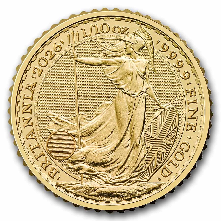 2026 1/10oz Gold Britannia Coin